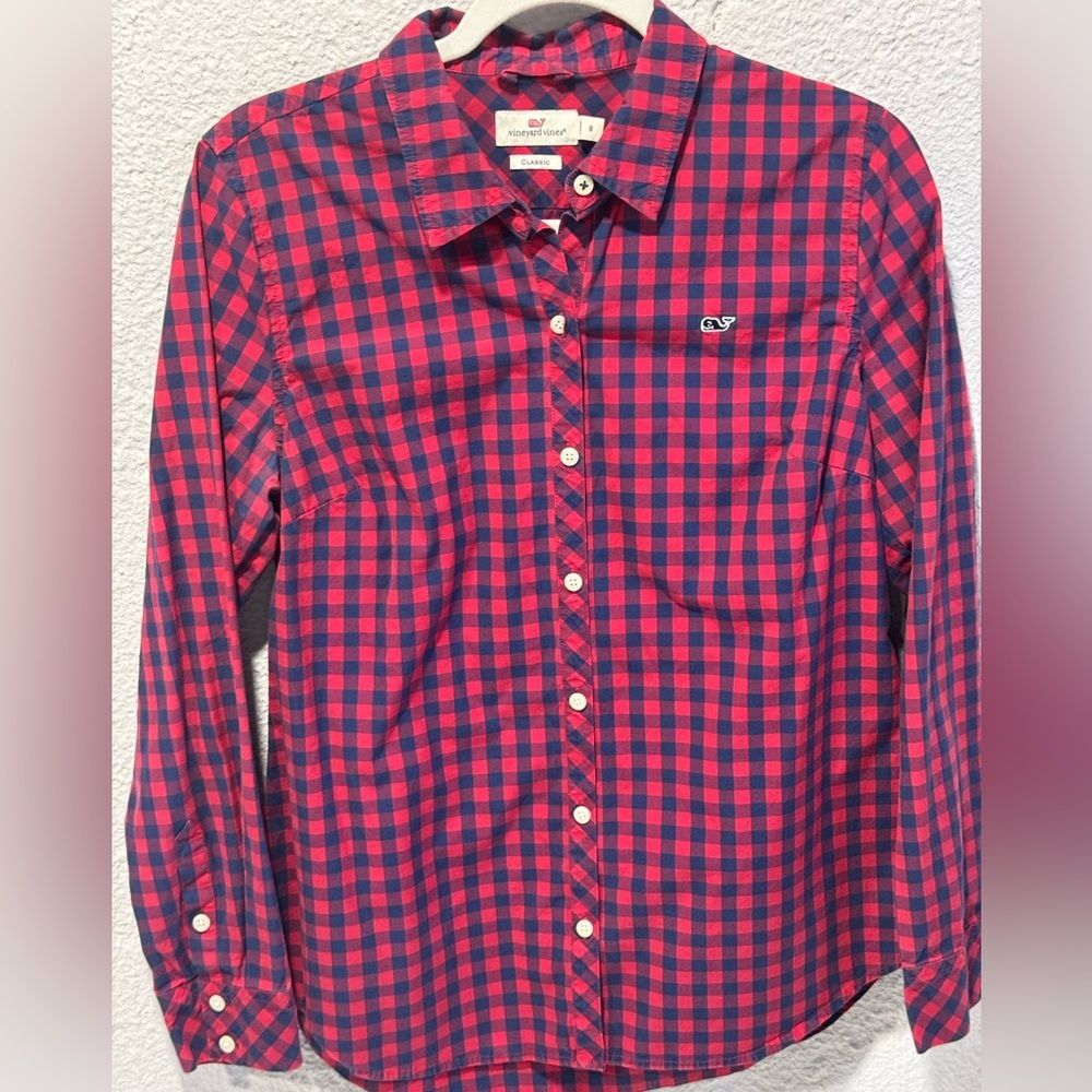 Vineyard Vines Alicetown Gingham Chilmark Classic Button Down